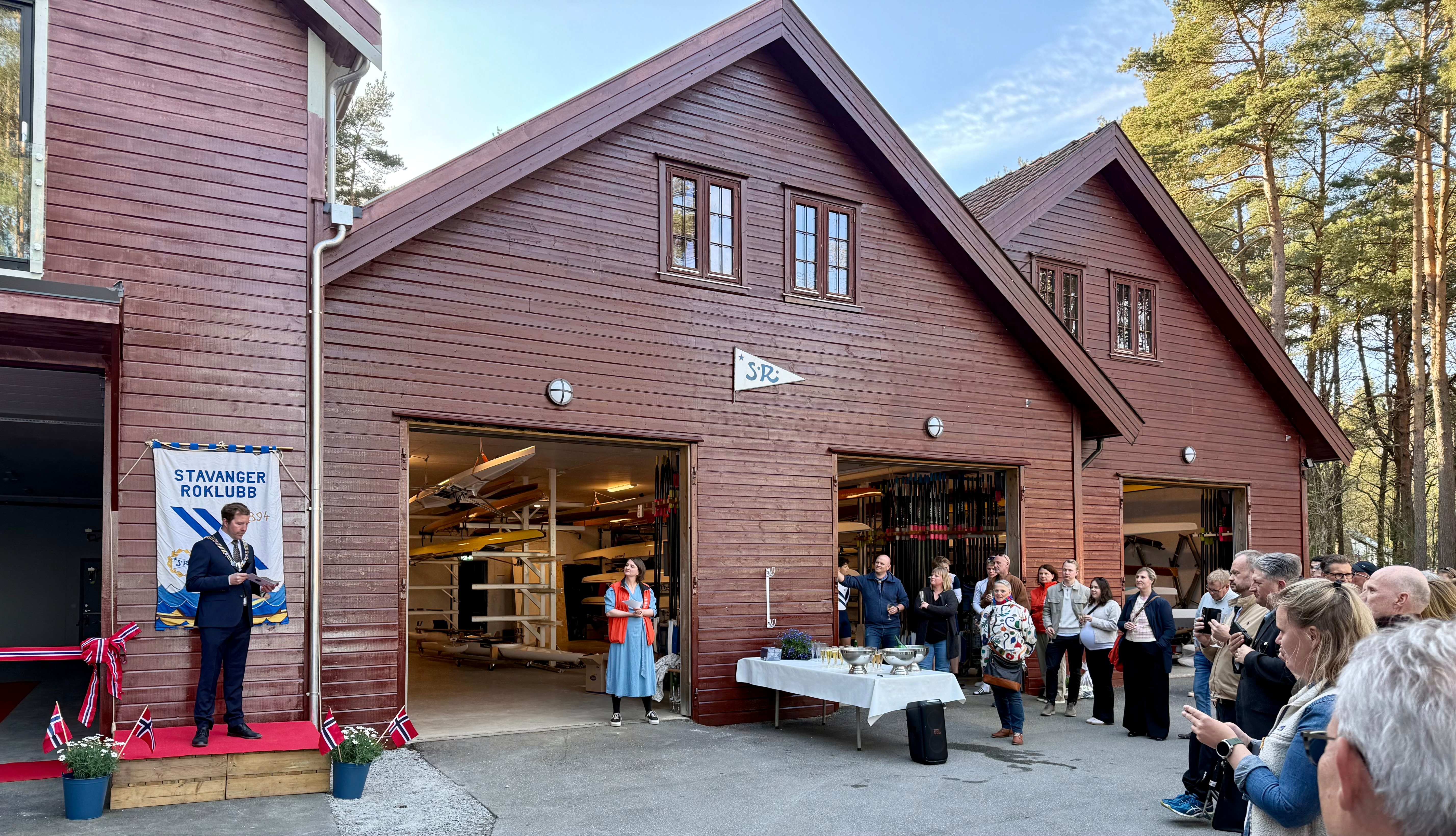 Stor dag for Stavanger Roklub – endelig kunne vi åpne nybygget skikkelig!